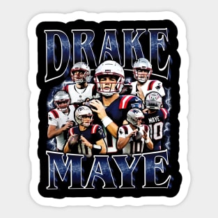 Drake Maye Style Bootleg Sticker